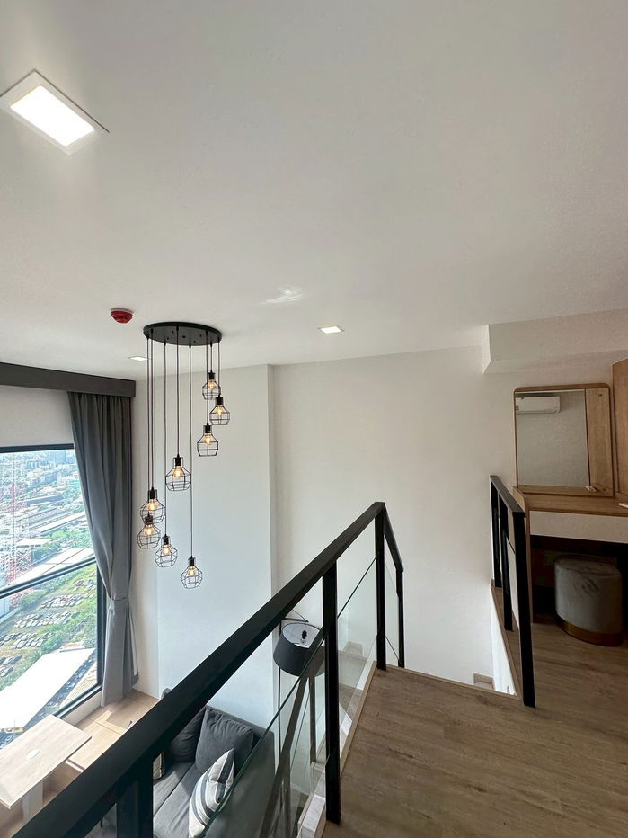 รูป 🛋️💗 ห้องDuplex สไตล์มินิมอล เฟอร์นิเจอร์สวยมาก 💗🛋️The Rich Rama 9 - Srinakarin ID LINE: @471ovhib 📲 - รูปที่ 13/22