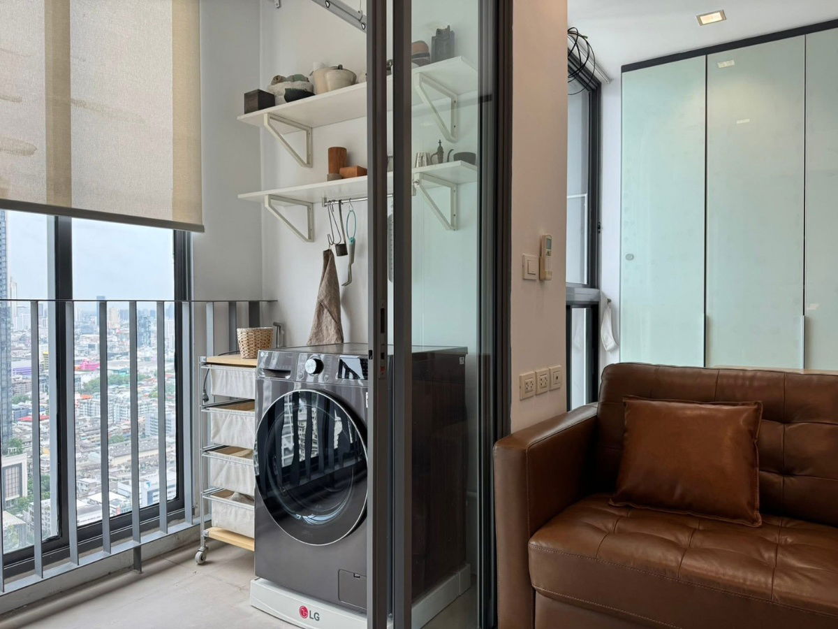 picture ST309 For Rent: Ideo Q Phayathai – High-Floor Duplex Unit with Stunning City View, Just 100m from BTS - 14/14