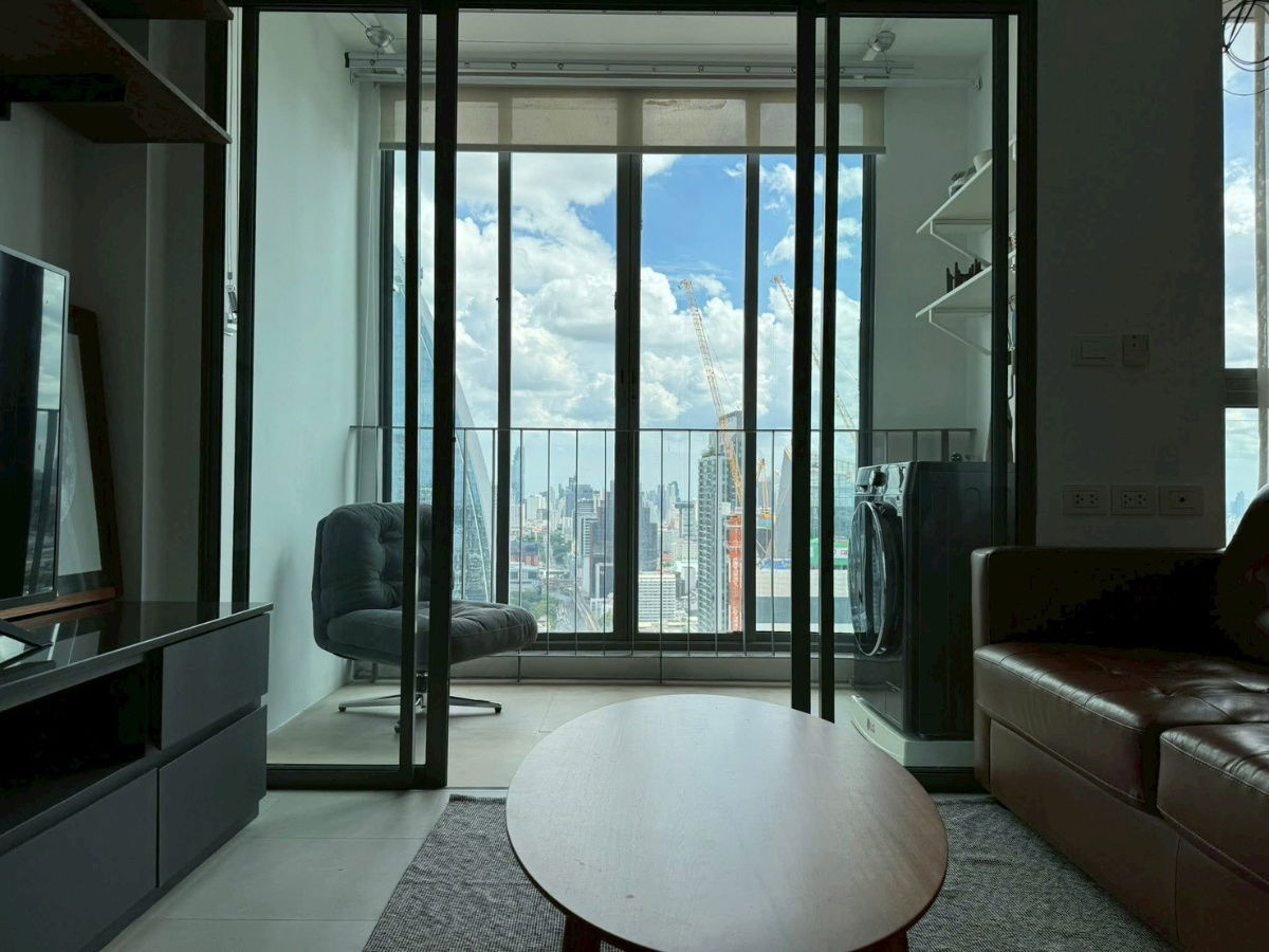 picture ST309 For Rent: Ideo Q Phayathai – High-Floor Duplex Unit with Stunning City View, Just 100m from BTS - 2/14