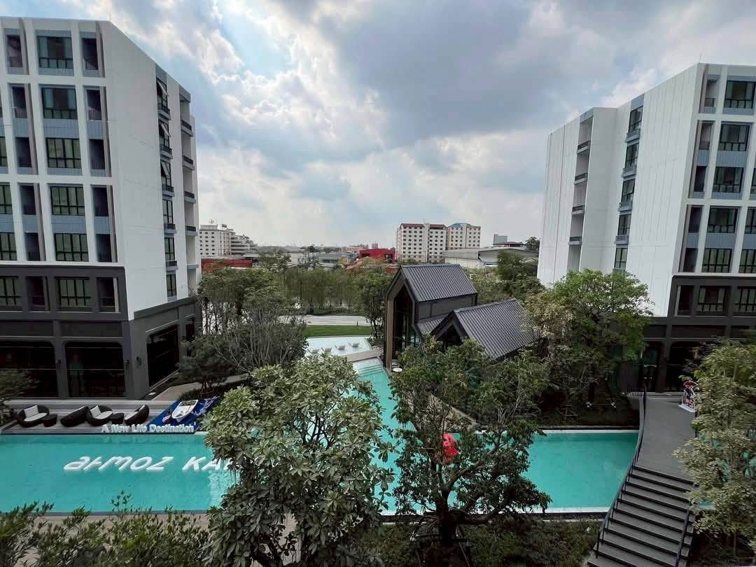 รูป ให้เช่าคอนโดแอทโมซ คาแนล รังสิต ตึกA 35 ตร.ม.วิวสระ เฟอร์ครบ ใกล้ฟิวเจอร์ พาร์ค (TR1168) - รูปที่ 11/11