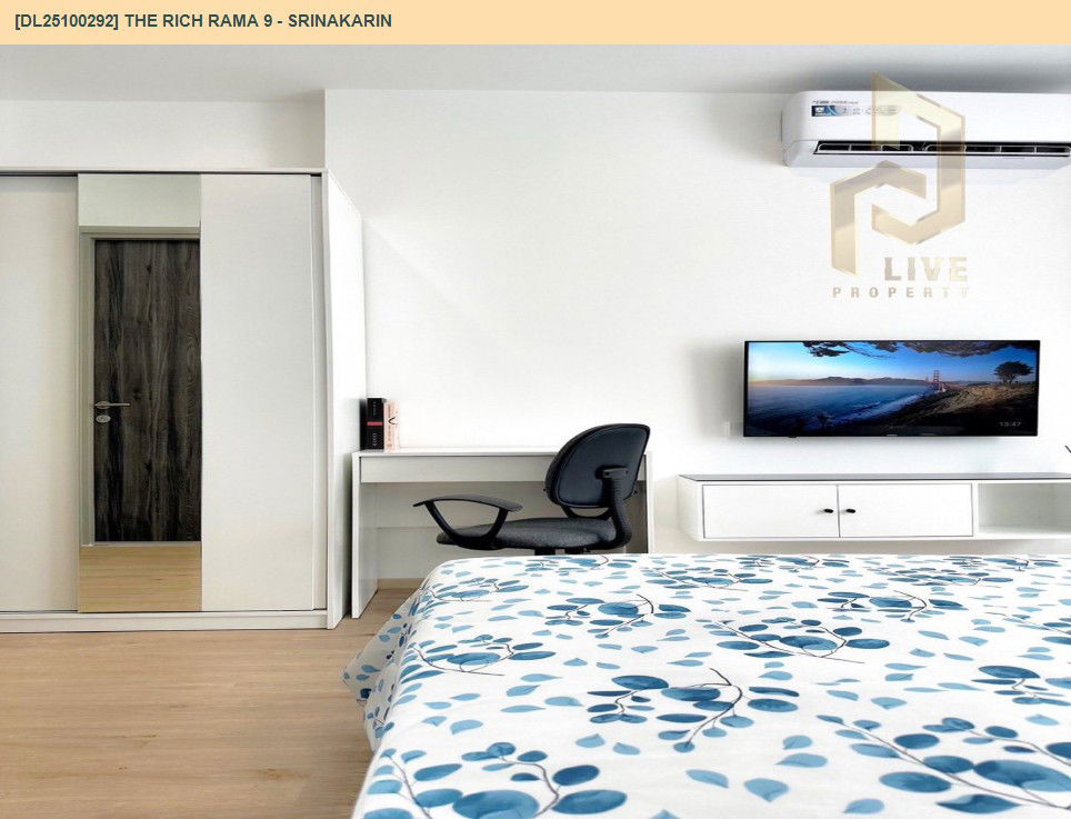 picture DL25100292 Condo for rent, The Rich Rama 9 - Srinakarin near AIRPORT RAIL LINK หัวหมาก, ready to move in, call urgently 0638692663 LineID @523dslwi - 2/11