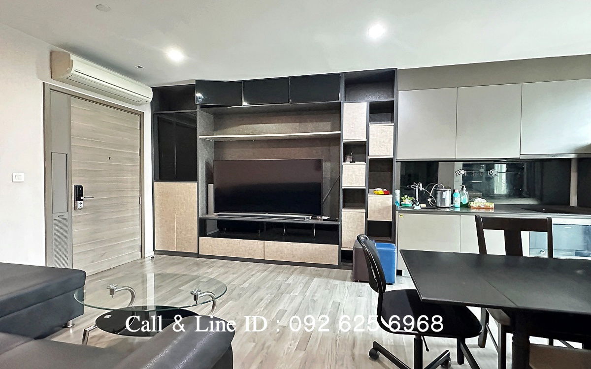 picture For rent 🏠 The Room Sukhumvit 69 Condo 🏠 Large room, 1 bedroom, 1 bathroom 🚆 Ready to move in, near BTS Phra Khanong - 6/24