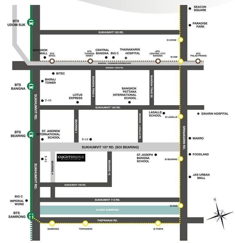 รูป 🏢 ขายคอนโด : Knightsbridge Bearing (ไนท์บริดจ์ แบริ่ง)   รหัสทรัพย์ | 📌LNP-C9855  - รูปที่ 4/13