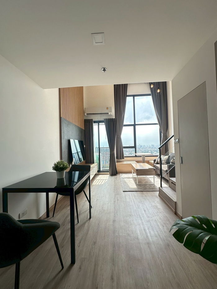 รูป 🛋️💗 ห้องDuplex สไตล์มินิมอล เฟอร์นิเจอร์สวยมาก 💗🛋️The Rich Rama 9 - Srinakarin ID LINE: @471ovhib 📲 - รูปที่ 7/22