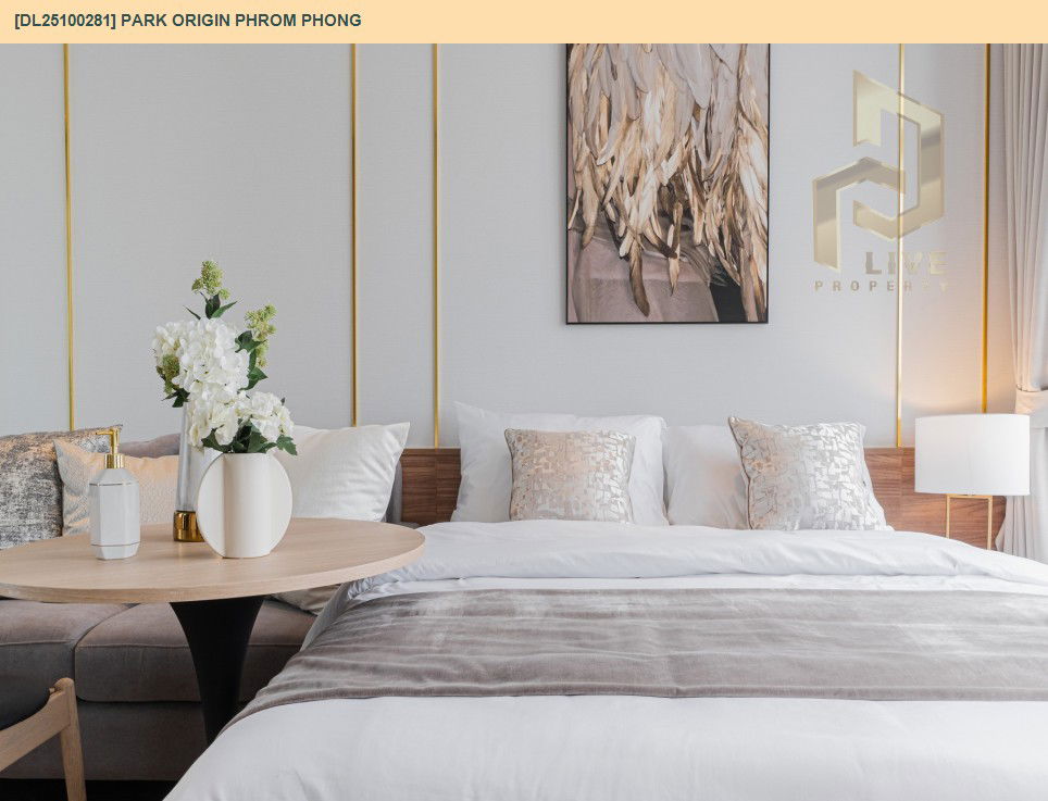 picture DL25100281 Condo for rent, PARK ORIGIN PHROM PHONG near BTS Phrom Phong, ready to move in, call urgently 0638692663 LineID @534wlwof - 6/13