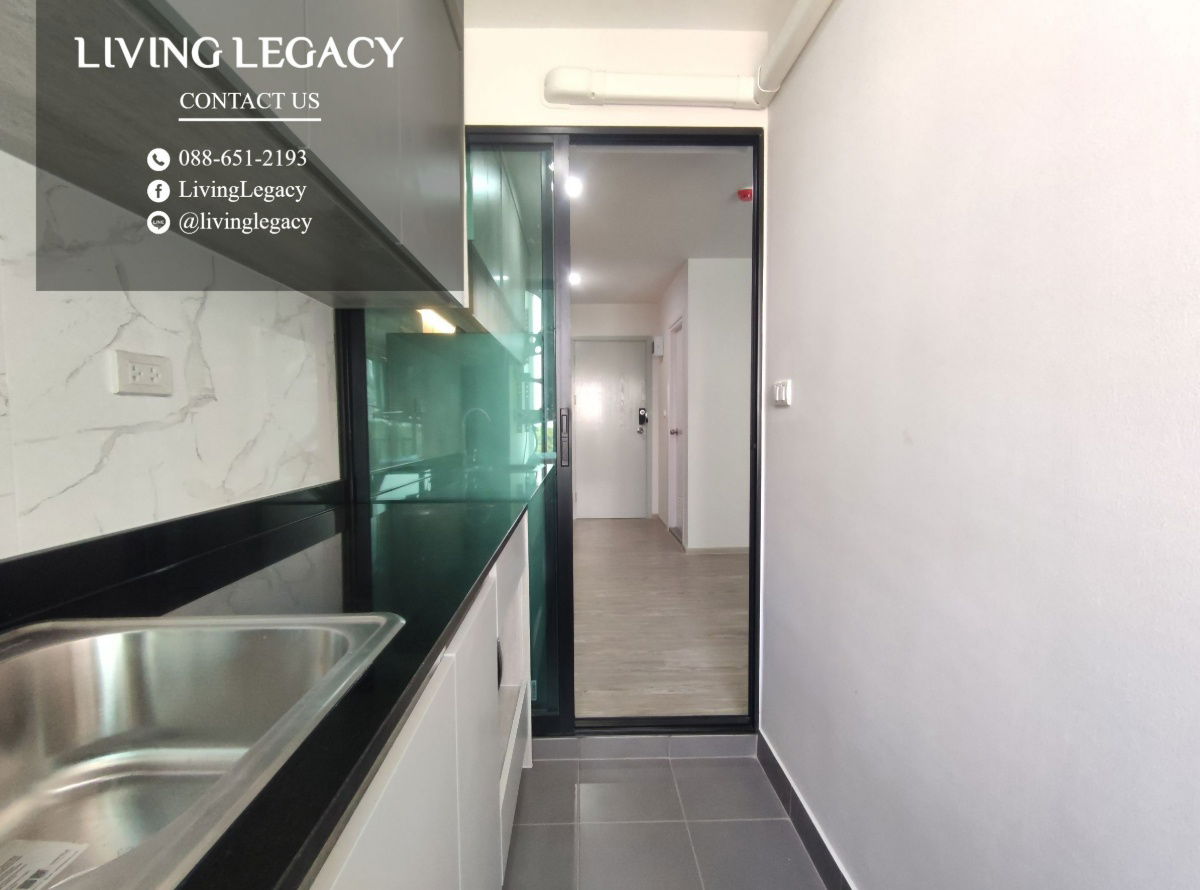 picture LRZWA7K4 Condo For Rent RYE Huamark 30 Sq.M. Floor 6 Building A line id : @livinglegacy - 7/15