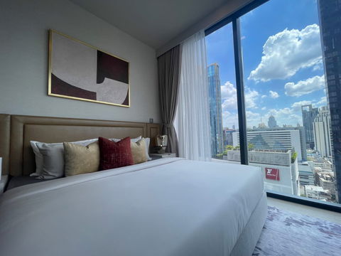 ST312 For Rent: Celes Asoke – Luxury 2BR Condo in the Heart of Asoke | High Floor, Fully Furnished