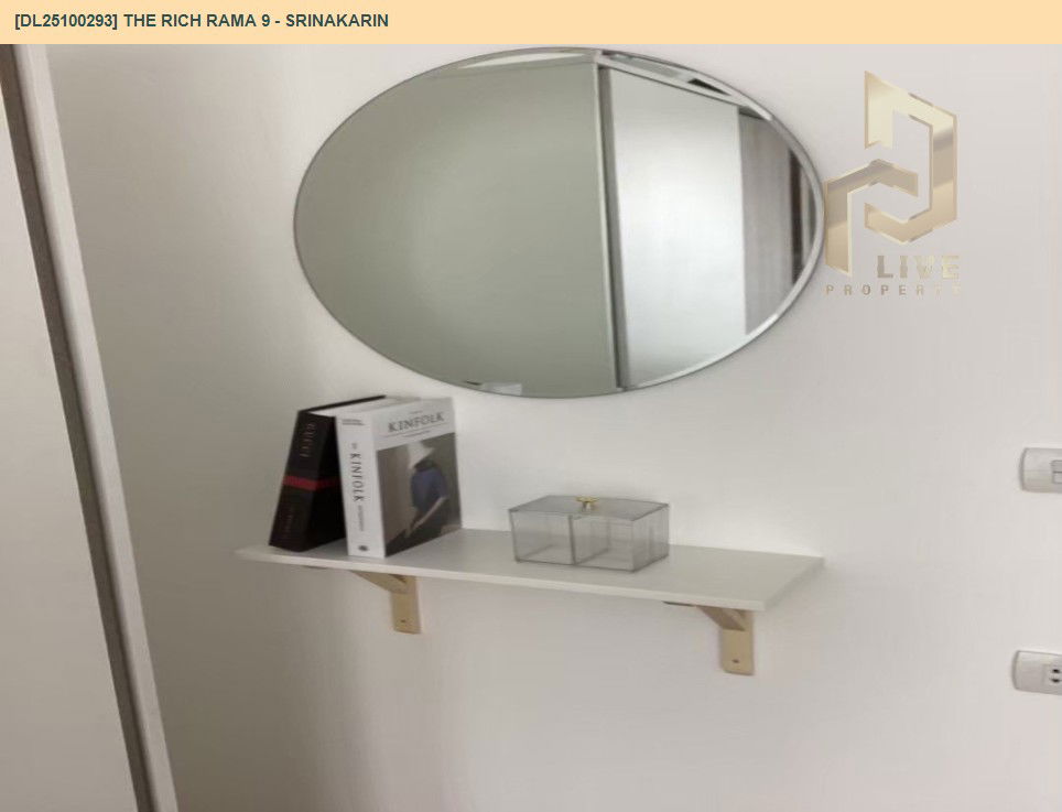 picture DL25100293 Condo for rent, The Rich Rama 9 - Srinakarin near AIRPORT RAIL LINK หัวหมาก, ready to move in, call urgently 0638692663 LineID @162cjixi - 7/10
