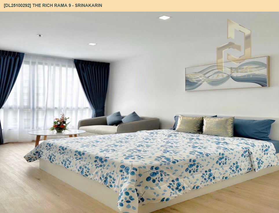 picture DL25100292 Condo for rent, The Rich Rama 9 - Srinakarin near AIRPORT RAIL LINK หัวหมาก, ready to move in, call urgently 0638692663 LineID @523dslwi - 3/11