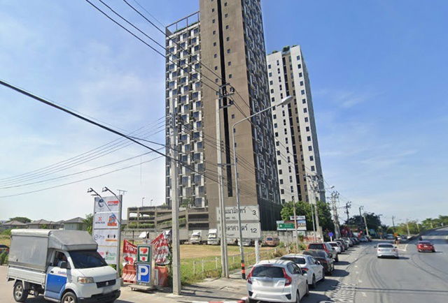 picture MRT RamIntra Ring Road Fashion 600m. Warehouse for rent or filled land next to the main road 141sq.w - 5/8