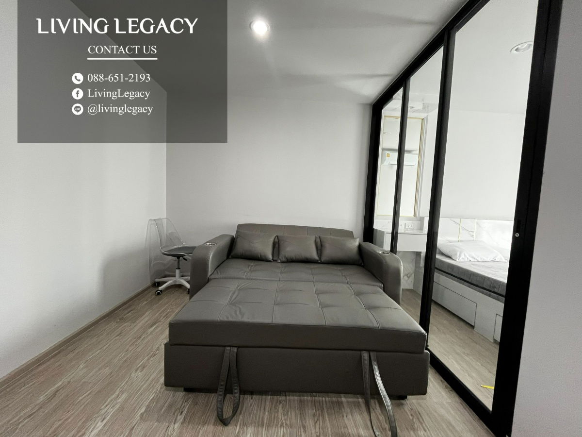 picture LRZWA7K4 Condo For Rent RYE Huamark 30 Sq.M. Floor 6 Building A line id : @livinglegacy - 9/15