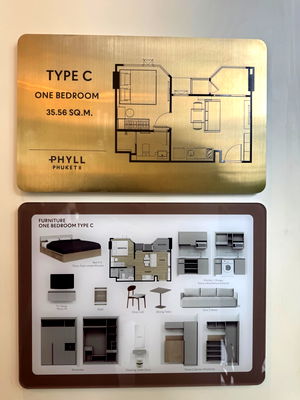 คอนโด ภูเก็ต : (ขายใบจอง) Phyll 2 Phuket ห้องไซส์หายาก 35.ตร.ม. วิวใน