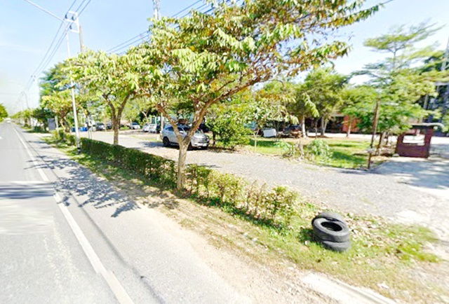 picture MRT RamIntra Ring Road Fashion 600m. Warehouse for rent or filled land next to the main road 141sq.w - 3/8