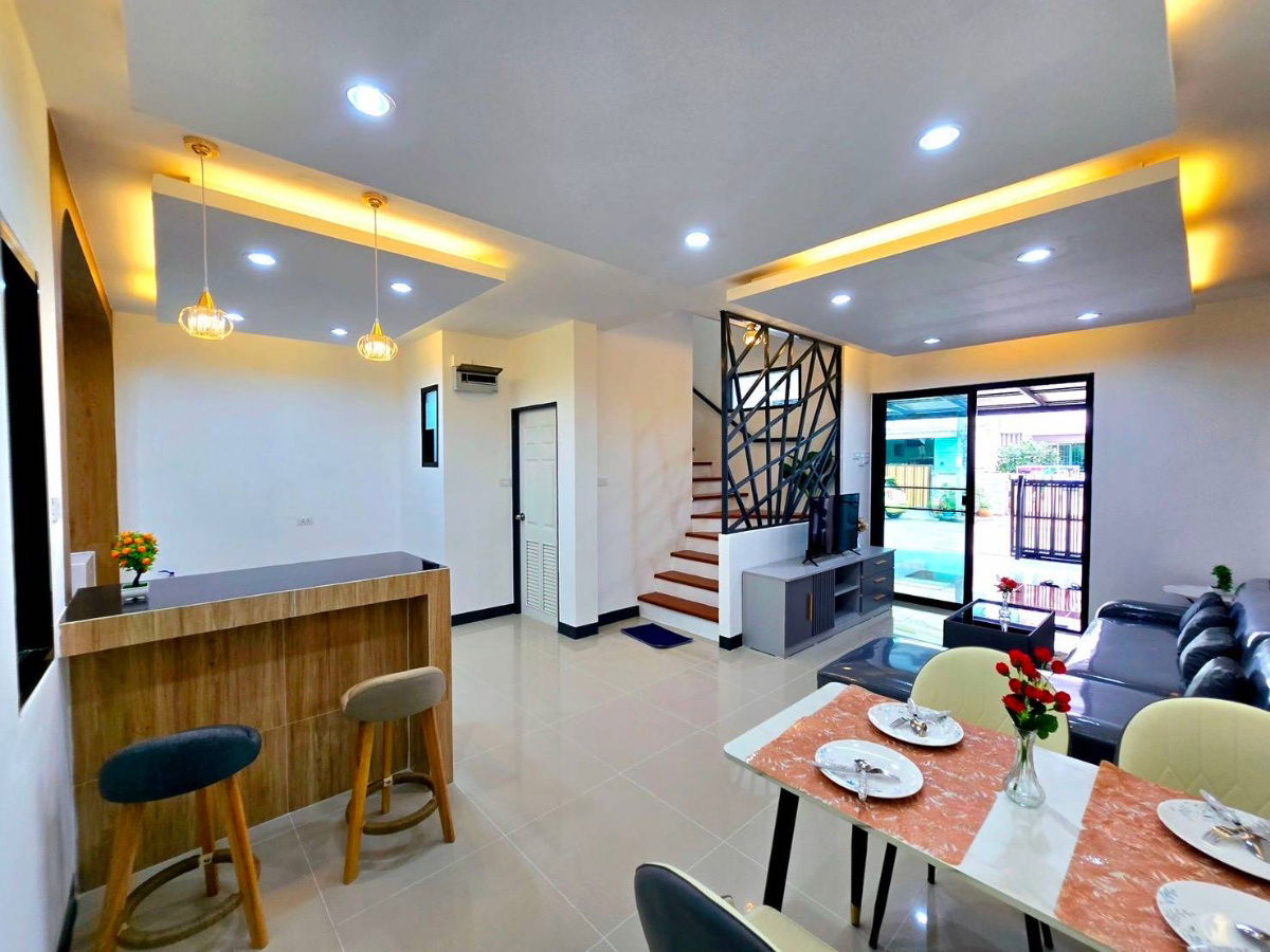 รูป ทาวน์โฮม2ชั้น รีโนเวทใหม่ แถมเฟอร์นิเจอร์ หมู่บ้าน ไอดีไซน์ วงแหวน-รามอินทรา  ถ.เลียบคลองสอง คลองสามวา พร้อมอยู่ ทำเลดี ใกล้รถไฟฟ้า ทางด่วน - รูปที่ 17/20