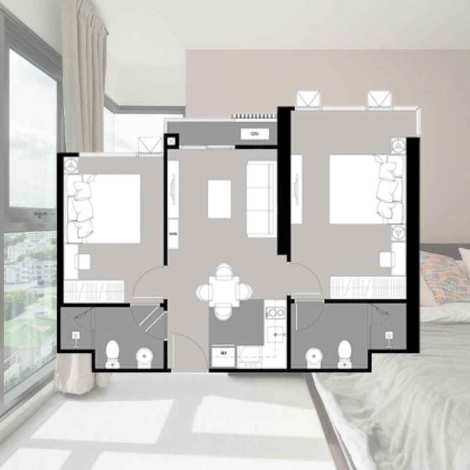picture ✨ 🏢✨ Rhythm Sukhumvit 36-38 – Near BTS Thong Lo 300 m | Rent 45,000 THB/month | Property Code: RS2353 - 6/9