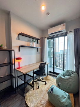 🚩ให้เช่า IDEO รามคำแหง ลำสาลี สเตชั่น ✨1 Bed Plus 35 ตร.ม.✨เฟอร์ครบ พร้อมห้องทำงาน | ใกล้เดอะมอลล์บางกะปิ | 50ม. ถึง MRTลำสาลี