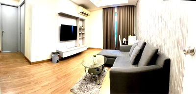 Condos for rent : 🏙️ Condo for rent Thru Thonglor , 2 bedrooms, 2 bathrooms, 24th floor, 62 sq m, near BTS Thonglor.