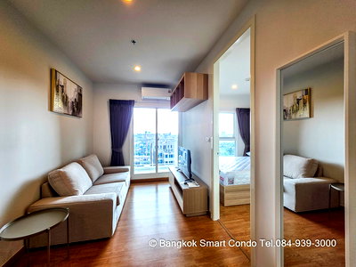 คอนโดให้เช่า : ให้เช่าคอนโด Parkland วงศ์สว่าง 2 นอน/1 น้ำ 44 ตรม ห้องใหม่ แต่งสวย