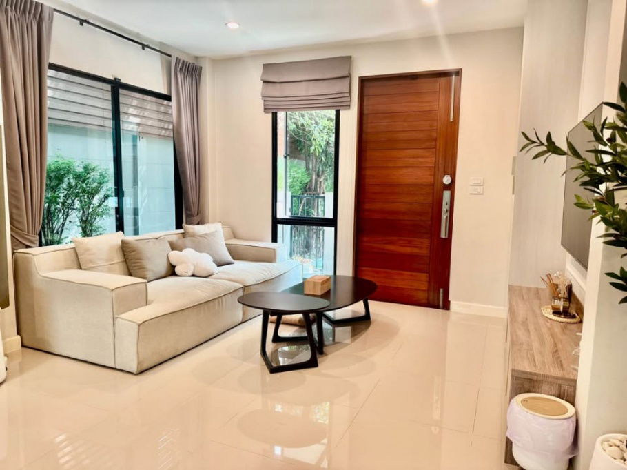 รูป ให้ เช่าบ้านเดี่ยวสไตล์ Modern Tropical โครงการ Ninya กัลปพฤกษ์ ไลน์ไอดี ✅ @ibx7531n - รูปที่ 2/8