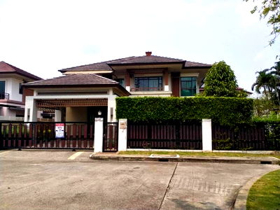 บ้านเดี่ยว สภาการพยาบาลแห่งประเทศไทย : บ้านเดี่ยว หลังมุม ติดถนนเมน หมู่บ้านเศรษฐสิริ ประชาชื่น เรสซิเดนซ์ 3