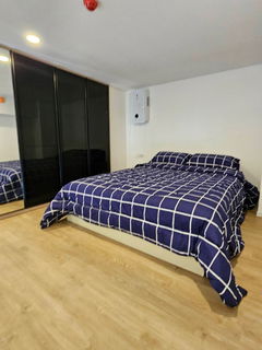 รูปภาพ P1151 Condo for rent Siamese Rama9, Duplex room, size 37.5 sq.m. Beautiful room, fully furnished, with washing machine, ready to move in.