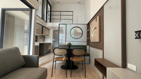 🔺 ให้เช่าคอนโด ไอดีโอ พระราม 9 - อโศก อาคาร 1 ชั้น 32 Duplex 2 ห้องนอน ขนาด 52 ตรม ใกล้ MRT พระราม 9