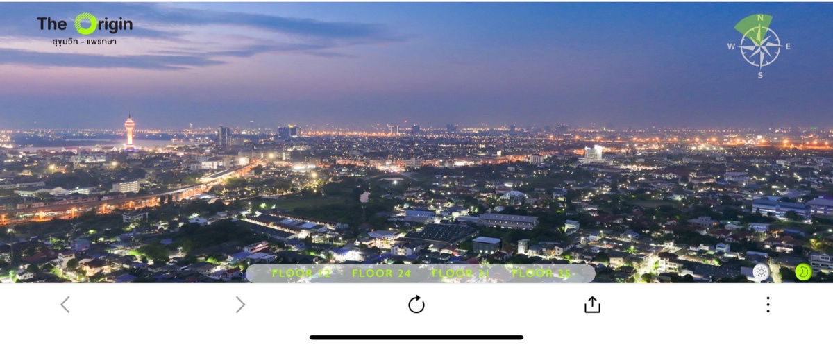 รูป ขายดาวน์ The origin สุขุมวิท-แพรกษา ชั้น 20 ห้องทิศเหนือ เจ้าของขายเอง - รูปที่ 7/20