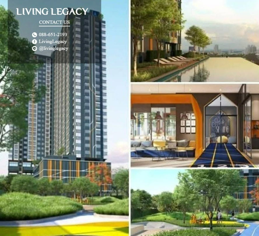 รูป T4031U ให้เช่าคอนโด Lumpini Ville Phatanakan - Srinakarin 29 ตร.ม. ชั้น 17 line id : @livinglegacy - รูปที่ 13/14