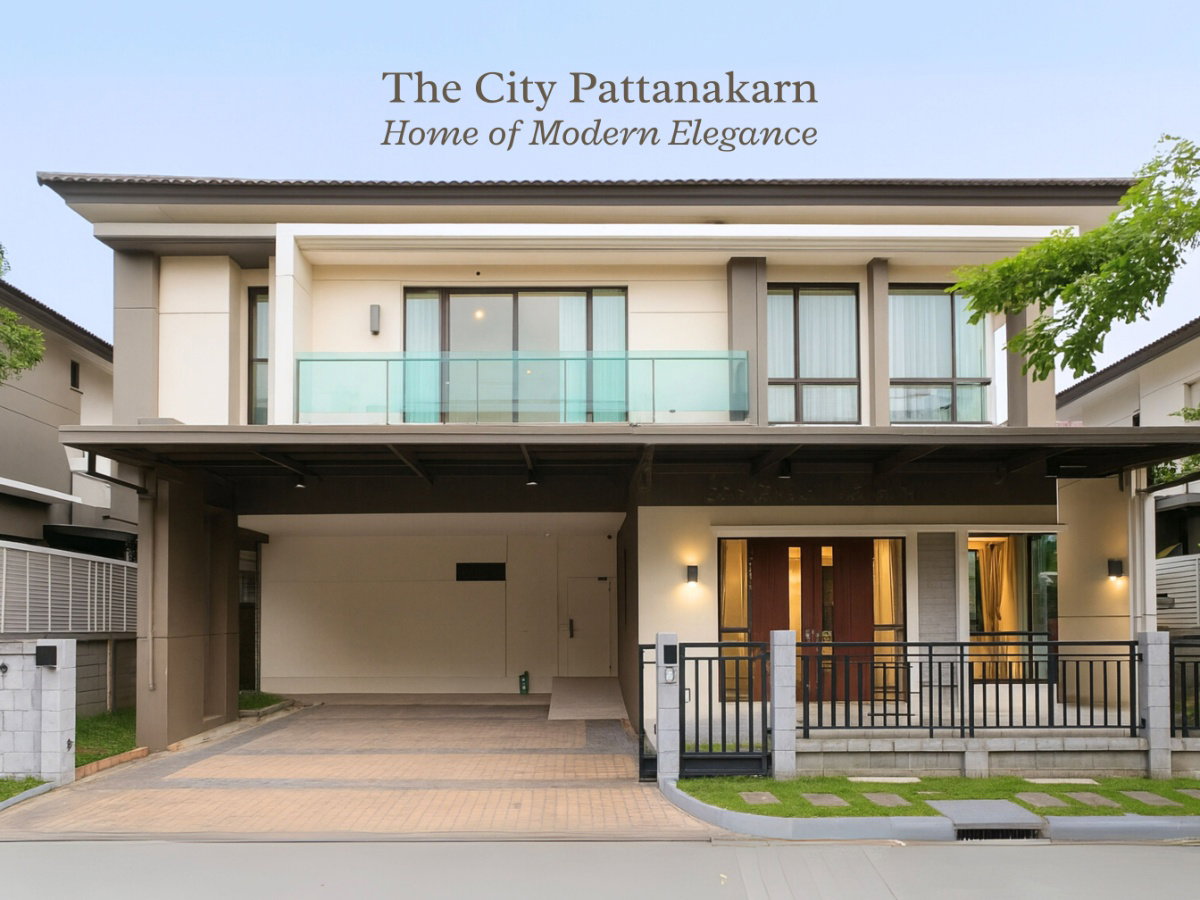 [For Sale] 🔥 ขายบ้านหรู 4 ห้องนอน พัฒนาการ  (The City Pattanakarn) สภาพดี แต่งสวย พร้อมอยู่