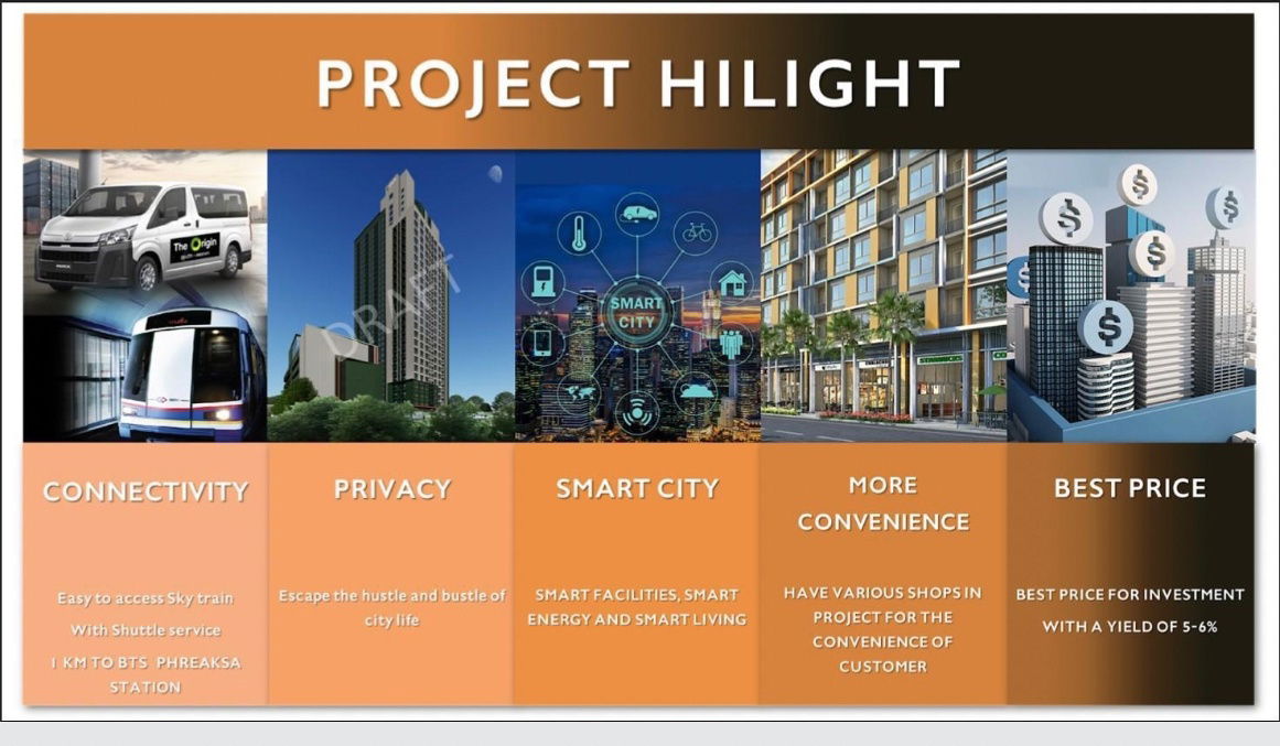 รูป ขายดาวน์ The origin สุขุมวิท-แพรกษา ชั้น 20 ห้องทิศเหนือ เจ้าของขายเอง - รูปที่ 10/20