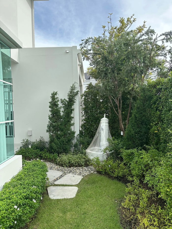 picture 🏡 Single house for rent Chaiyapruek Bangna, Km. 15. 3 bedrooms, corner plot, 184 sq m, near Mega Bangna. - 19/21