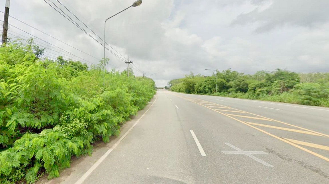 picture Call : 081-874-7072 Land for sell next to a main road, with a rubber plantation, some with durian! Ban Na, Klaeng Rayong - 1/6