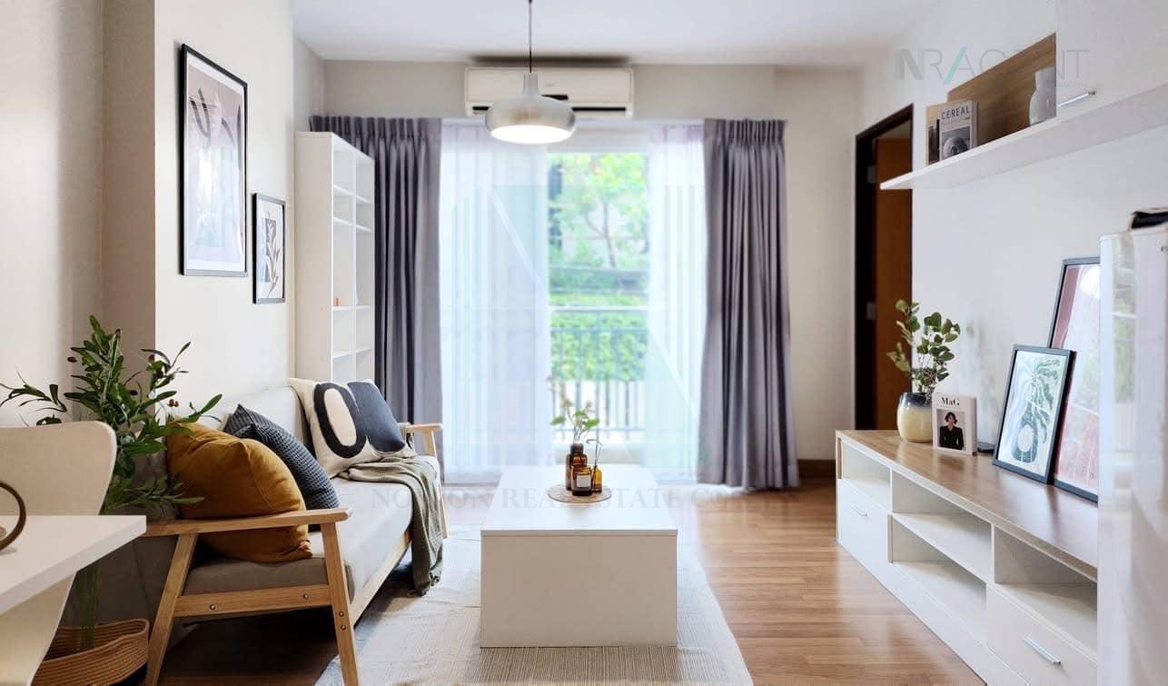 รูป 🚩 ให้เช่าคอนโด กรีเน่ สุทธิสาร  อาคาร 1 ชั้น 2 1 ห้องนอน ขนาด 46.00 ตรม ใกล้ เอสพลานาด - รูปที่ 1/8