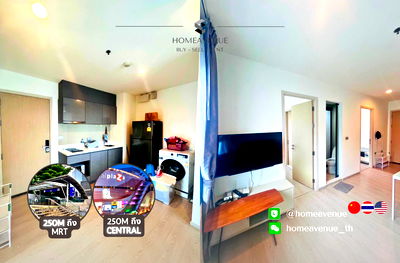 เช่าคอนโด MRT พระราม 9 : 🏠ห้องไฮไลต์สัปดาห์นี้ 🌟 ราคาดีสุดในตลาดเลย! 🔥 2-Beds‼️ราคาดีกว่าตลาด!🚇ใกล้ MRT💥เข้าอยู่ได้เลย📲Line: @homeavenue⭐HA-4937