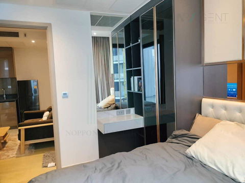 📌 For Rent Condo ASHTON ASOKE-RAMA 9 Building OMEGA, Floor 19,1 bed room, Room size 33 sqm