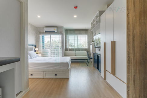 For Rent Condo LUMPINI VILLE CHAENGWATTHANA 10 Building 1, Floor 3,Studio, Room size 23 sqm