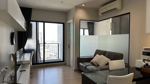 🚩 For Rent Condo URBANO ABSOLUTE SATHON - TAKSIN Building 1, Floor 34,1 bed room, Room size 38 sqm