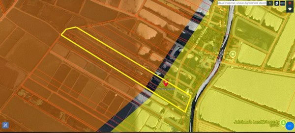 รูป ที่ดินบางบ่อ บ้านระกาศ ราคาถูก ใกล้เคียงประเมิน ไร่ละ 1.5 ล้าน  เนื้อที่ 20-2-56 ไร่ บางบ่อ สมุทรปราการ - รูปที่ 2/10