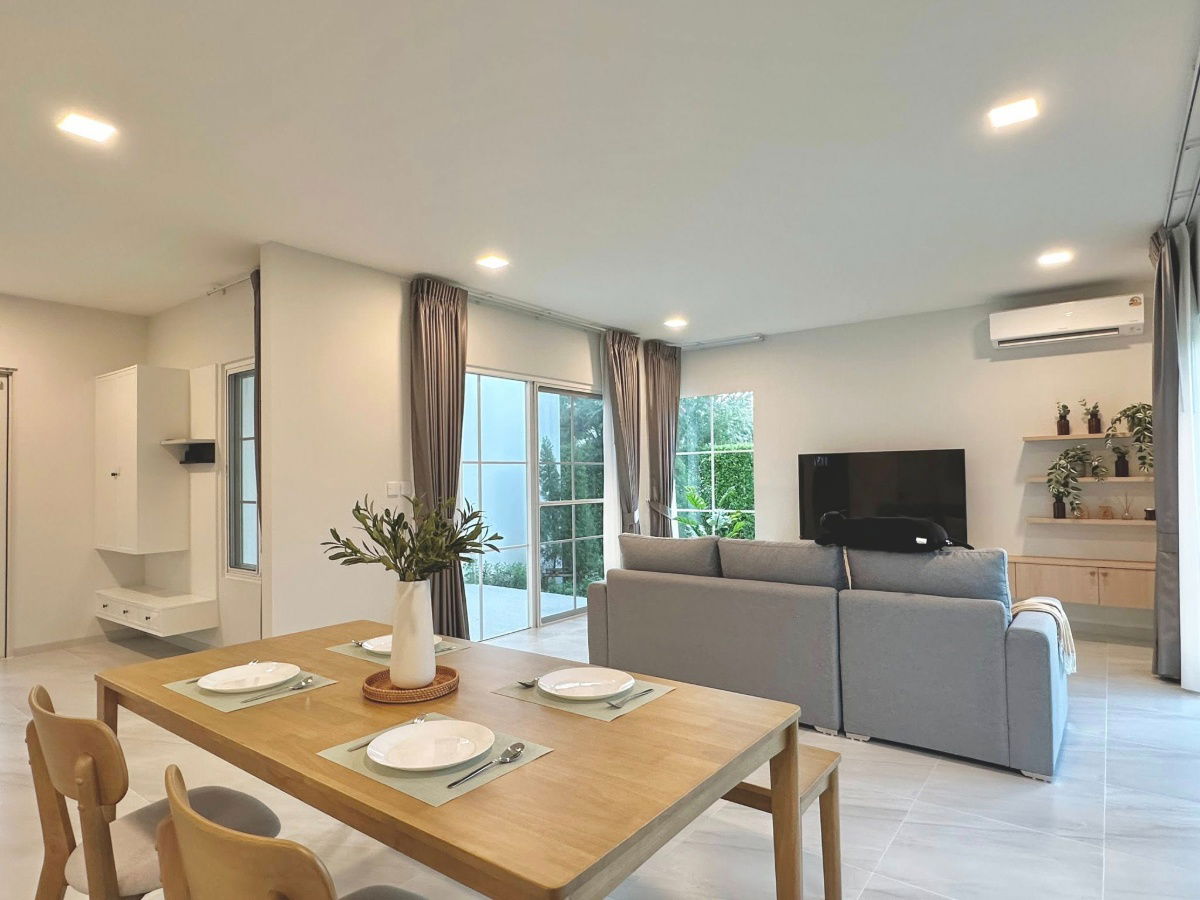 รูป 🏡 ให้เช่า บ้านเดี่ยว ม.ชัยพฤกษ์ บางนา กม.15 3 ห้องนอน แปลงมุม 184 ตรม. ใกล้ Mega bangna - รูปที่ 4/21