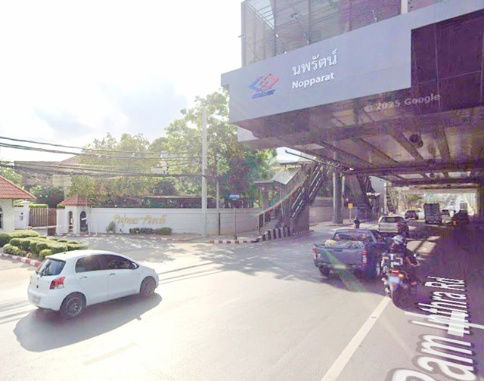 รูป แฟชั่น600ม.ให้เช่าที่ดินถมแล้ว ติดถนนใหญ่ 142 ตร.วา.MRTวงแหวนรามอินทรา MRT นพรัตน 1.4 กม.ทำเลดี .รพ.นพรัตน์ราชธานี 1.5 กม - รูปที่ 3/8
