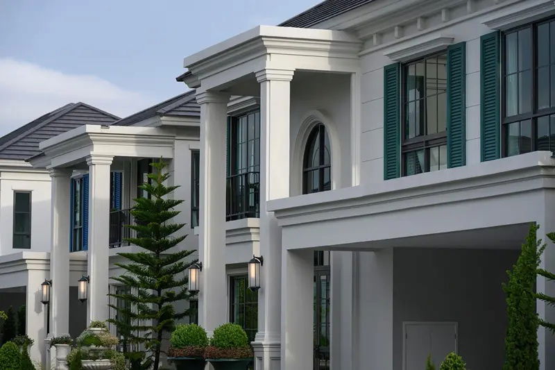 ขายบ้านเดี่ยว : ขายบ้านเดี่ยว โครงการเศรษฐสิริ บางนา-สุวรรณภูมิ ดีไซน์หรู