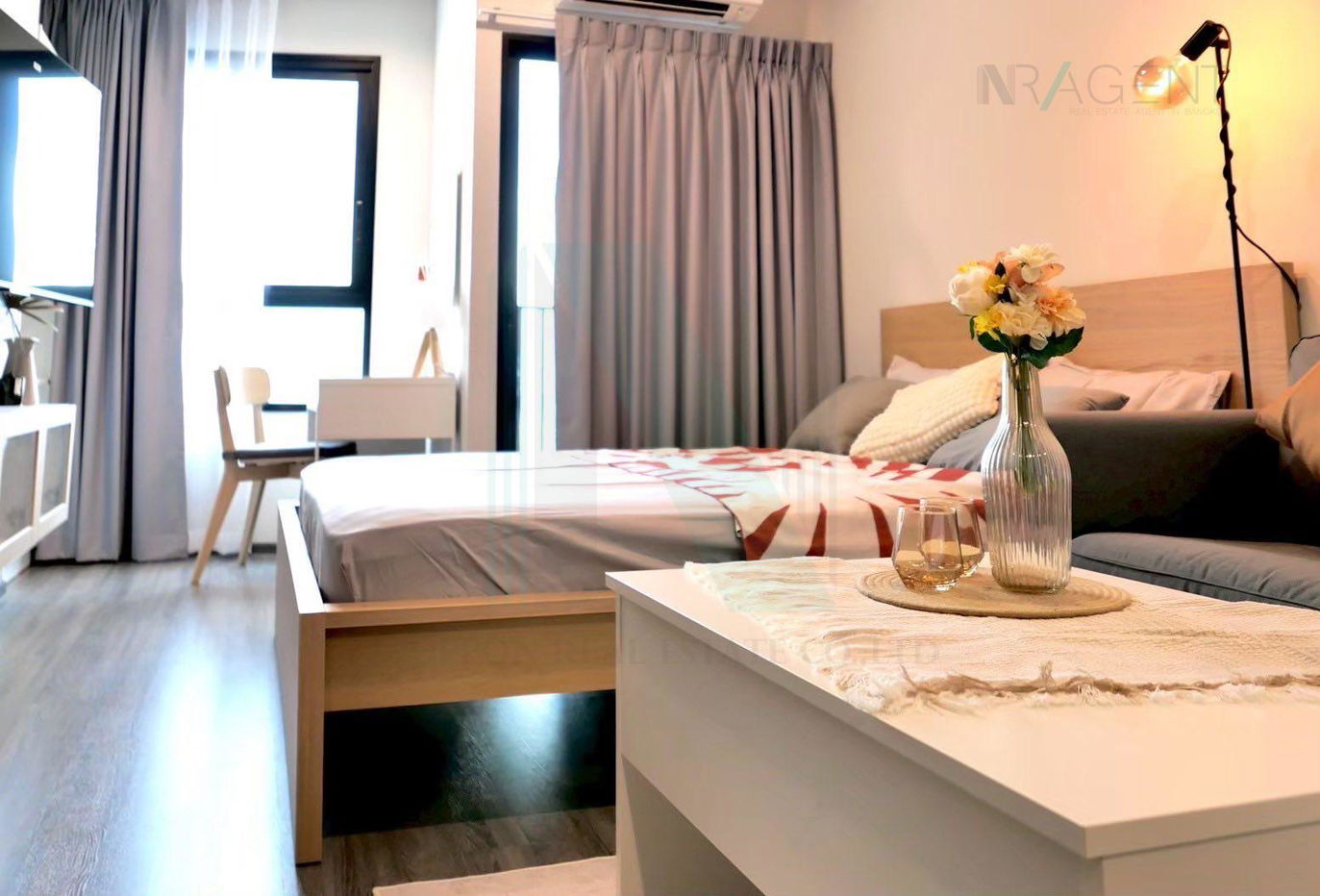 picture For Rent Condo IDEO RAMKHAMHAENG LAM SALI STATION Building 1, Floor 16,Studio, Room size 24 sqm - 3/8