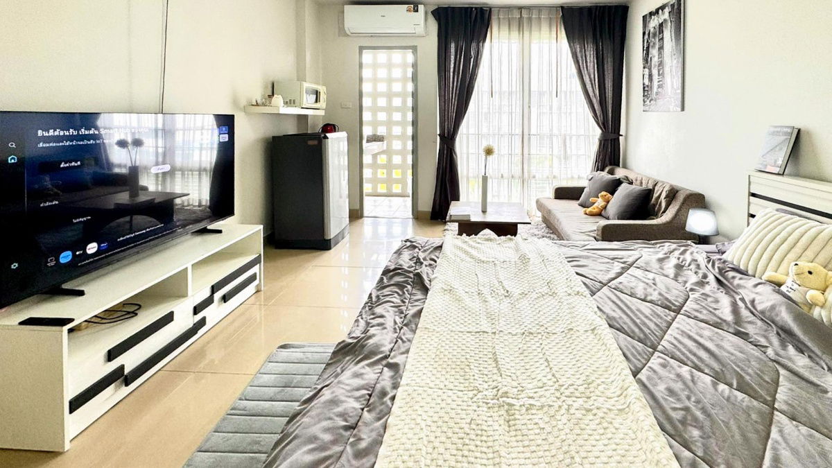 picture Condo for Sale I-House Laguna Garden RCA, Studio 26 Sqm Full Furnished Near Rama 9 Petchaburi Ratchada Huai Khwang : KT25S-005 - 1/8
