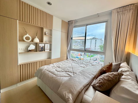 ห้องสวยรีโนเวทใหม่พร้อมเฟอร์จัดเต็ม ลากกระเป๋าเข้าอยู่ได้เลย ย่านลาดพร้าว-วังหิน 🏠✨