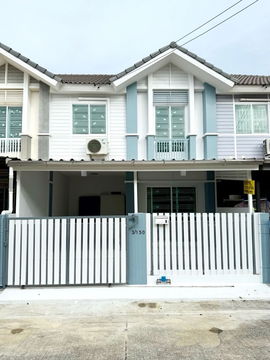 Townhome for sale, Pruksa Ville 53 Phase 2, Sakae Ngam