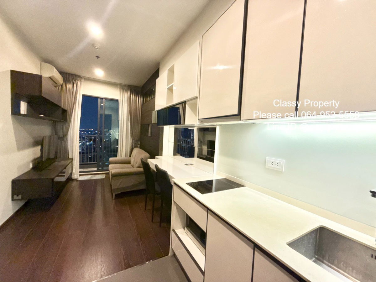 รูป *** ให้เช่าคอนโด : ซี เอกมัย 1 ห้องนอน บิวท์อินเฟอร์ครบ วิวไม่บล็อค (C Ekkamai) *** - รูปที่ 3/16