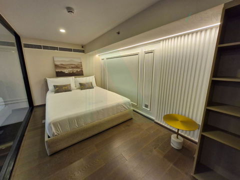 🔺 For Rent Condo PARK ORIGIN RATCHATHEWI Building 1, Floor 19,Duplex 2 bed room, Room size 60 sqm