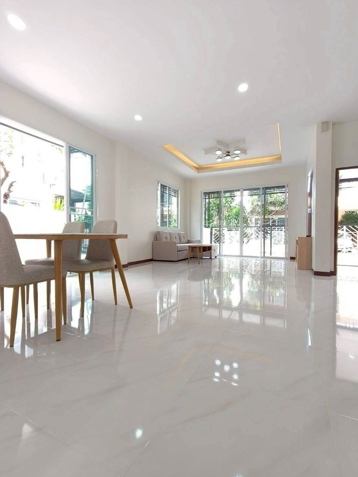 รูป บ้านแฝดหลังใหญ่ ทำเลหลังริม แต่งใหม่ หมู่บ้านพัฒนาสิริ เดอะไพร์ด ถนนเลียบคลองสอง เขตคลองสามวา มีเฟอร์ฯ ใกล้ทางด่วน - รูปที่ 15/35