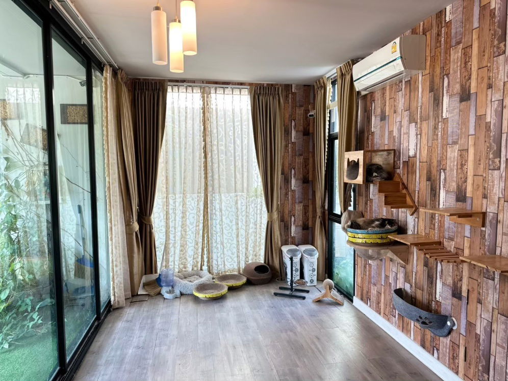 picture For Sale: Corner Detached House at Townplus Prachauthit by Sansiri Private, Lake View, Full Functionality - 9/22