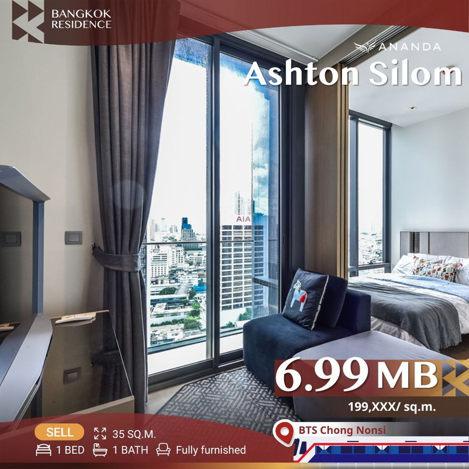 picture 🔥 Last Chance! Best Price, Ashton Silom near BTS Chong Nonsi - 1/12